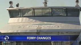 Weekend ferry service ends for the season