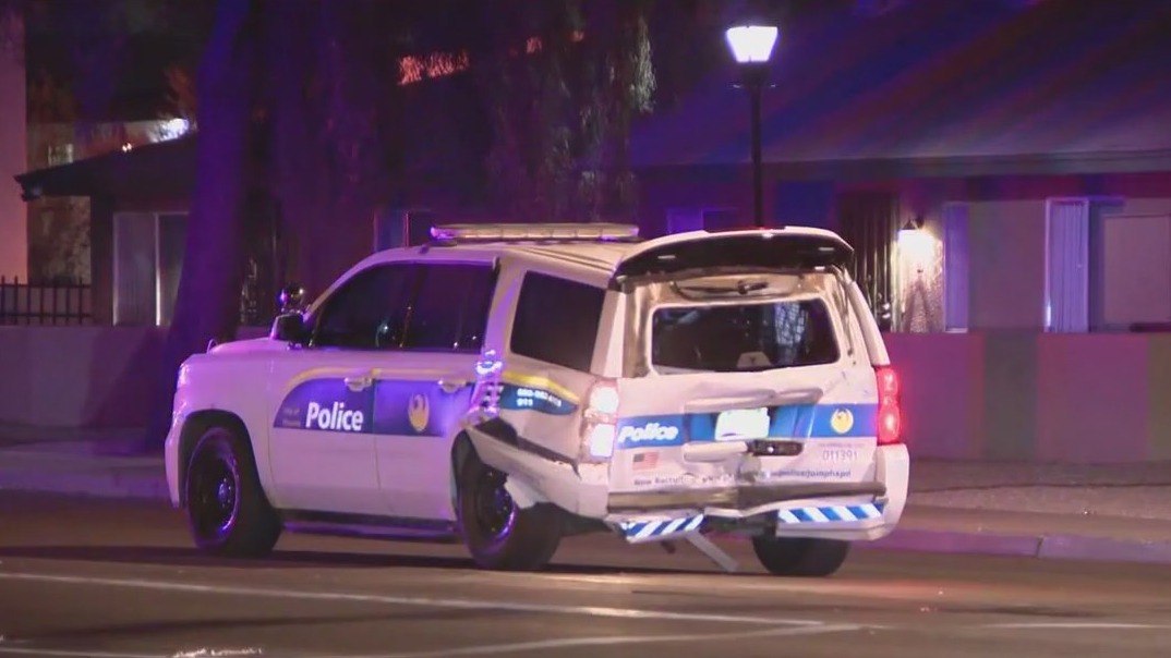 Phoenix Police SUV involved in crash | FOX 10 Phoenix