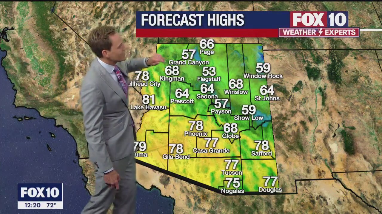Noon Weather Forecast - 4/14/23