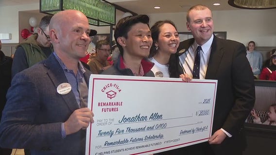 Chick-Fil-A worker receives surprise scholarship