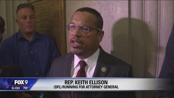U.S. Rep. Ellison running for Minnesota Attorney General