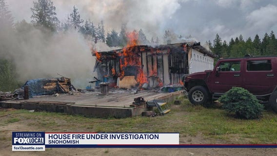 House fire investigation in Snohomish, WA