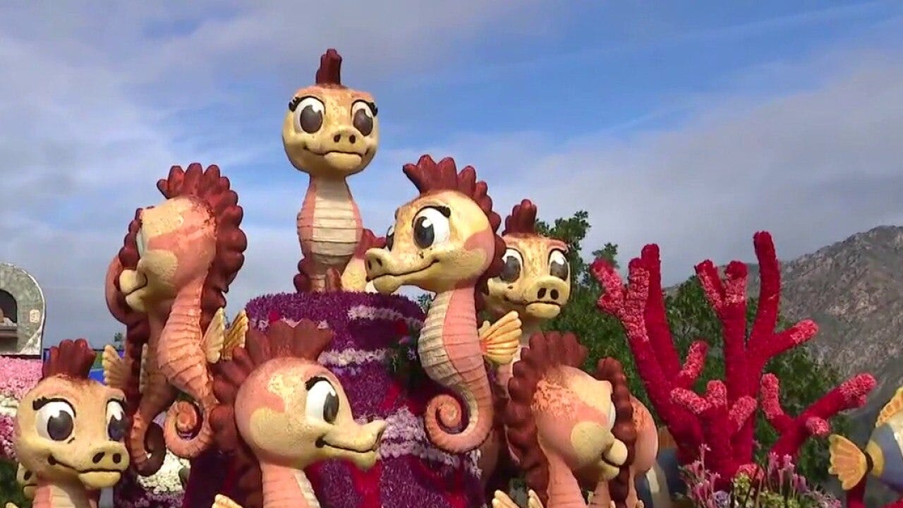Last chance to see Rose Parade floats