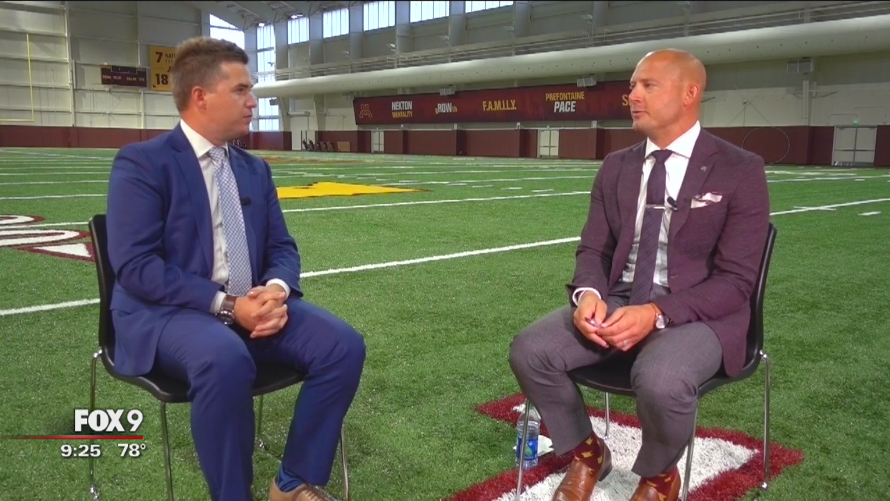 Fox 9 sits down with PJ Fleck ahead of Thursday's season opener