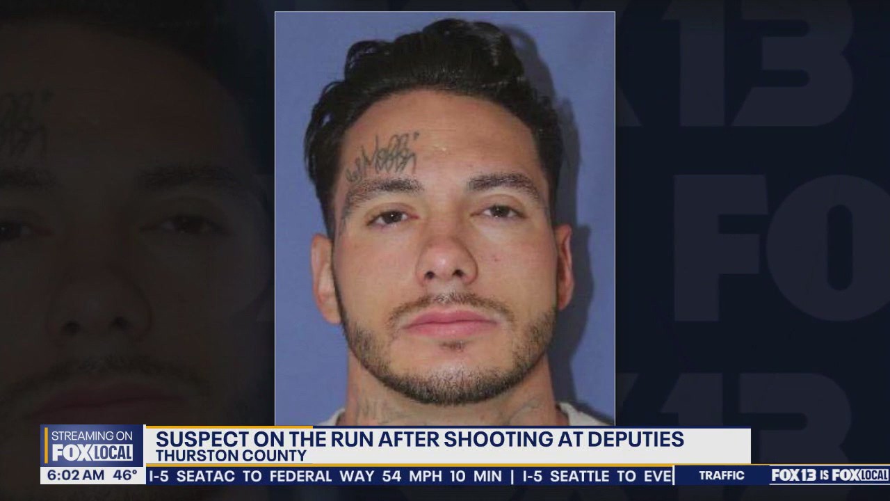 Manhunt for suspect who shot at WA deputy with AR15