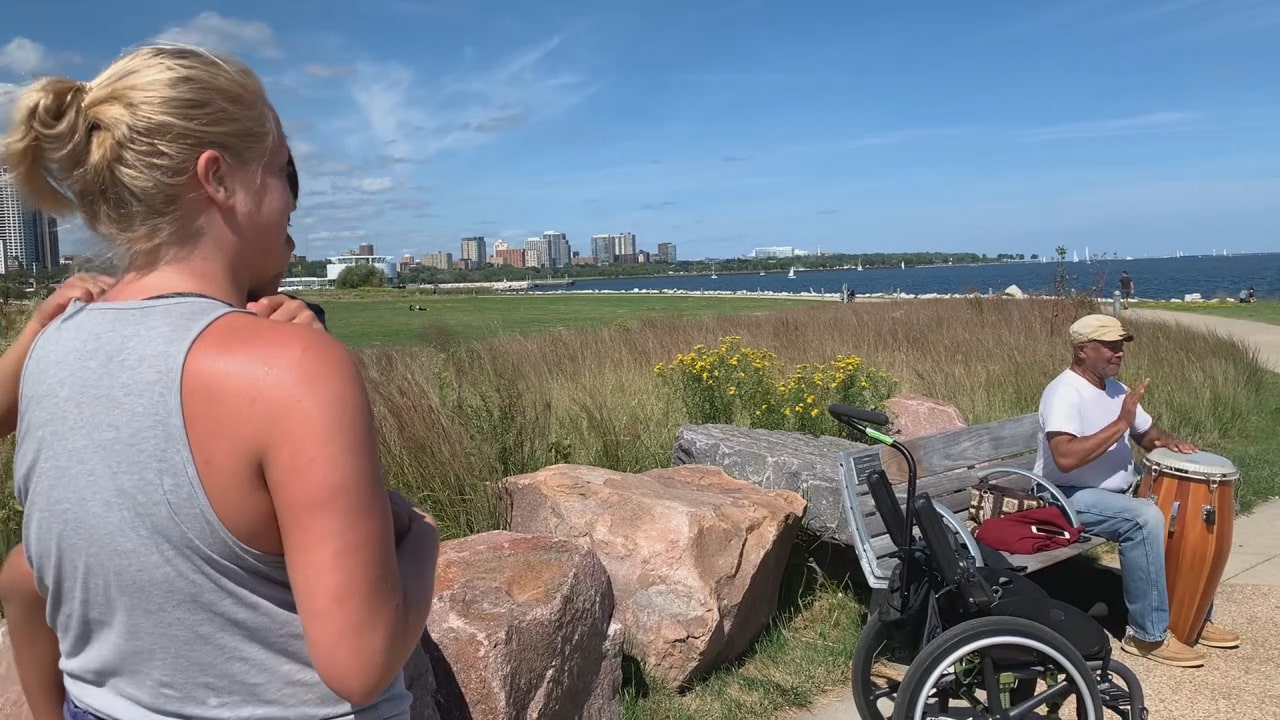 Nice weather on Labor Day in Milwaukee