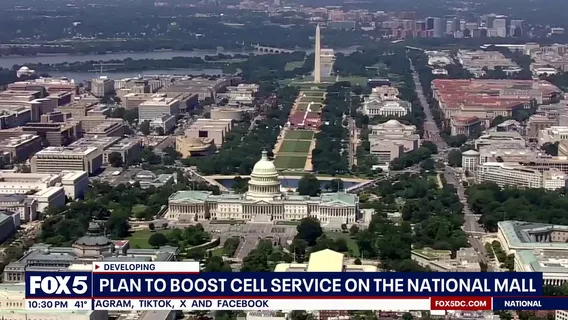New plan introduced to improve cell service on the National Mall