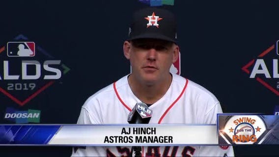 Astros vs. Rays Game 1 ALDS press conference