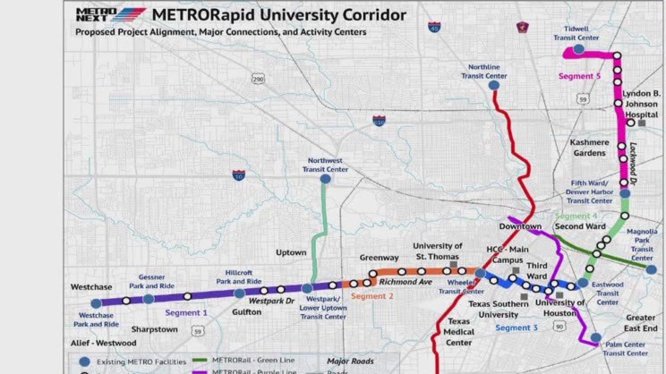 Reaction to METRO's changing plans and financial support to the city.