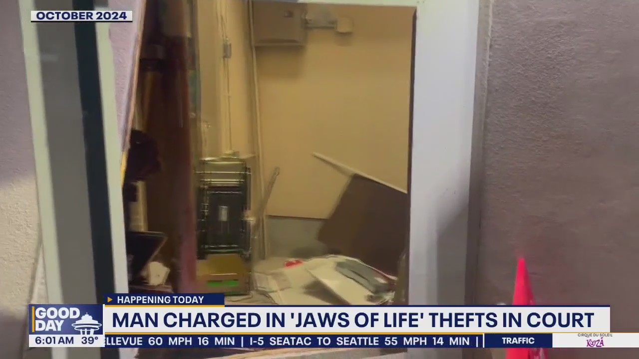 Man charged in 'jaws of life' thefts in court