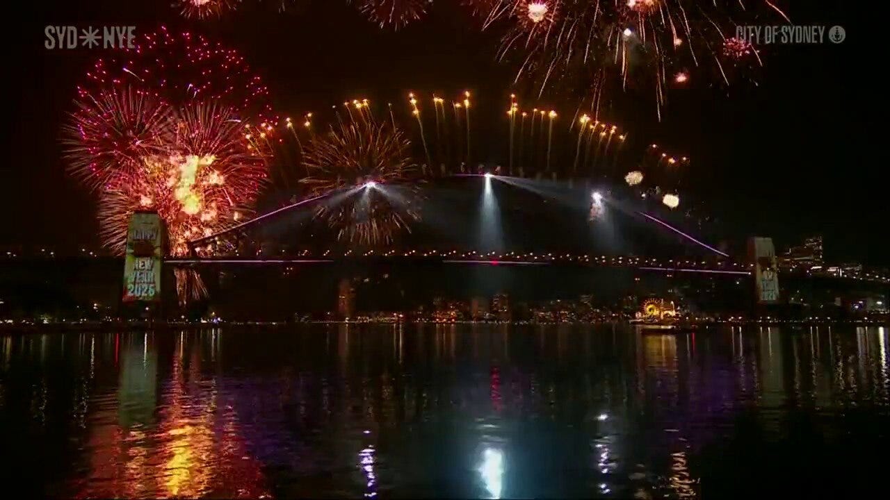 New Year's Eve fireworks in Sydney, Australia