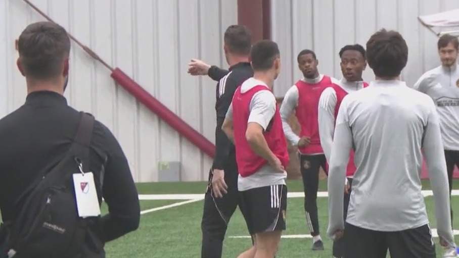 Atlanta United train at Flowery Branch