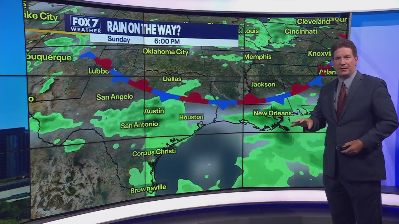 Austin weather: Chance of rain this weekend
