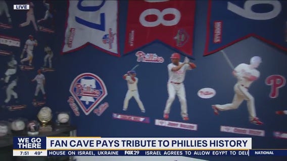 Fan cave pays tribute to Phillies history