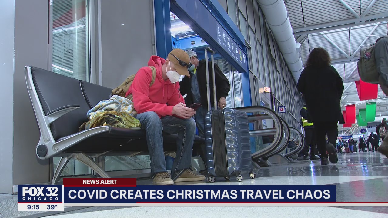 COVID-19 creates Christmas travel chaos in Chicago
