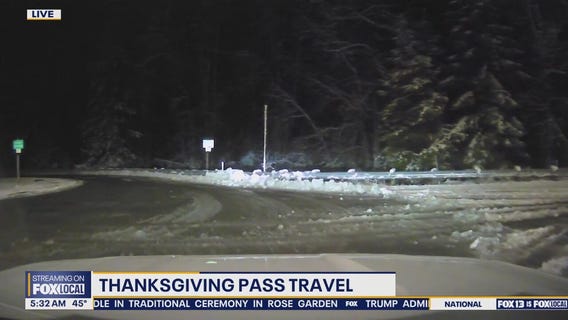 Tracking Thanksgiving mountain pass travel in WA