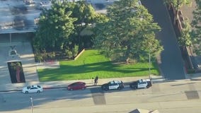 Driver being tracked by police turns himself in