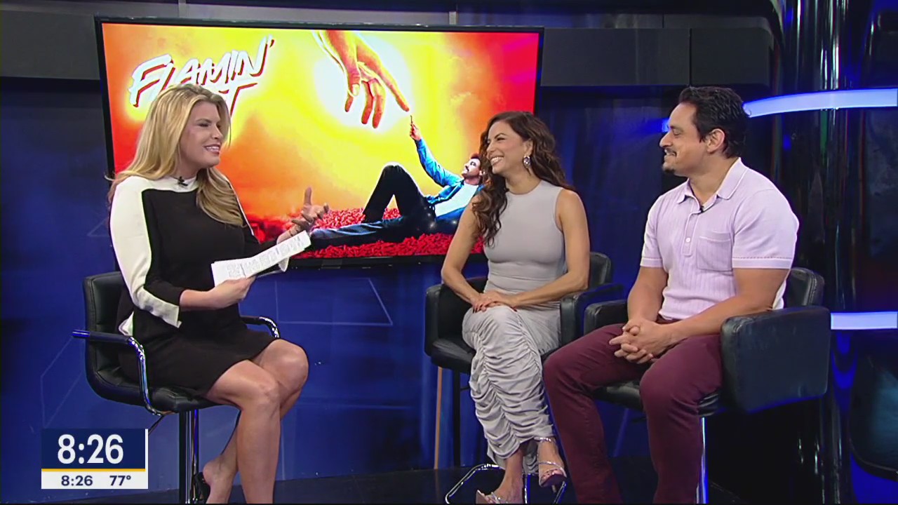 Eva Longoria, Jesse Garcia discuss 'Flamin' Hot'