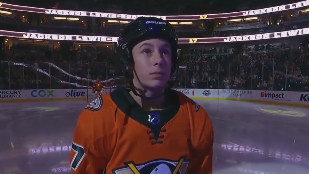 Anaheim Ducks help Make-A-Wish dream come true