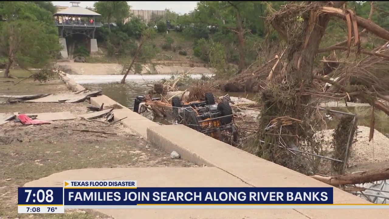 Brick homes demolished in Central Texas flood