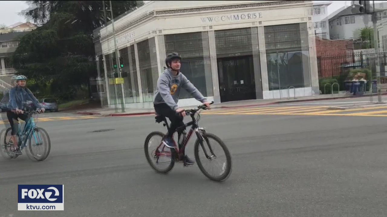 Oakland closes dozens of miles of city streets for bicyclists, pedestrians