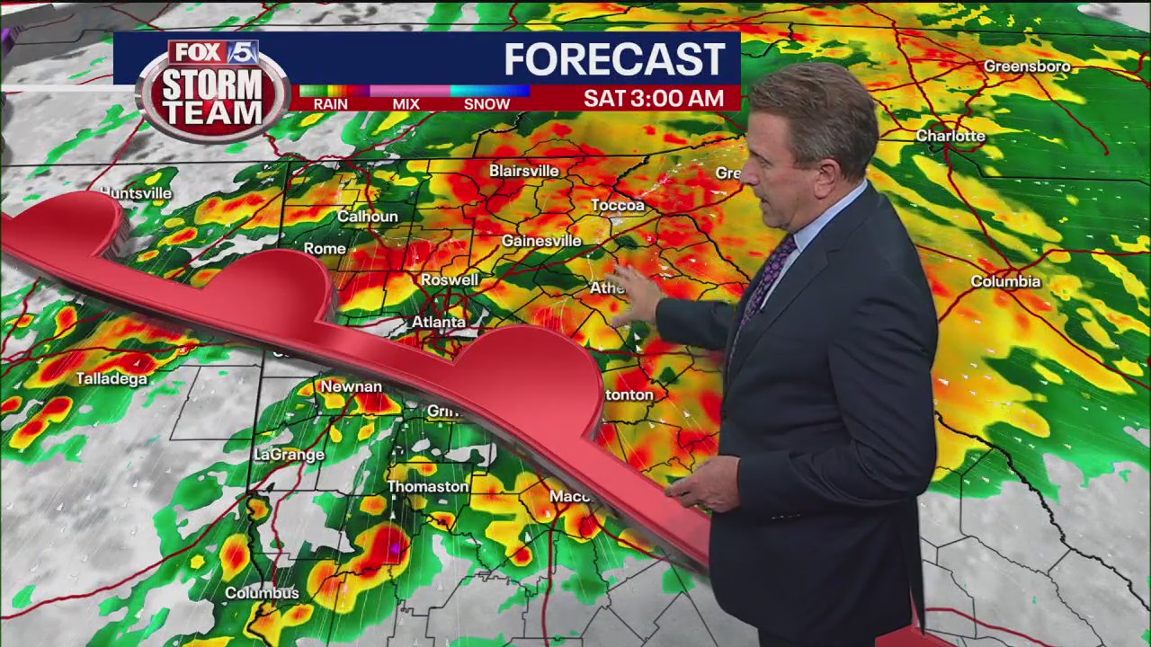 Thursday afternoon weather forecast | FOX 5 Atlanta