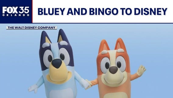 Bluey and Bingo coming to Disney's Animal Kingdom