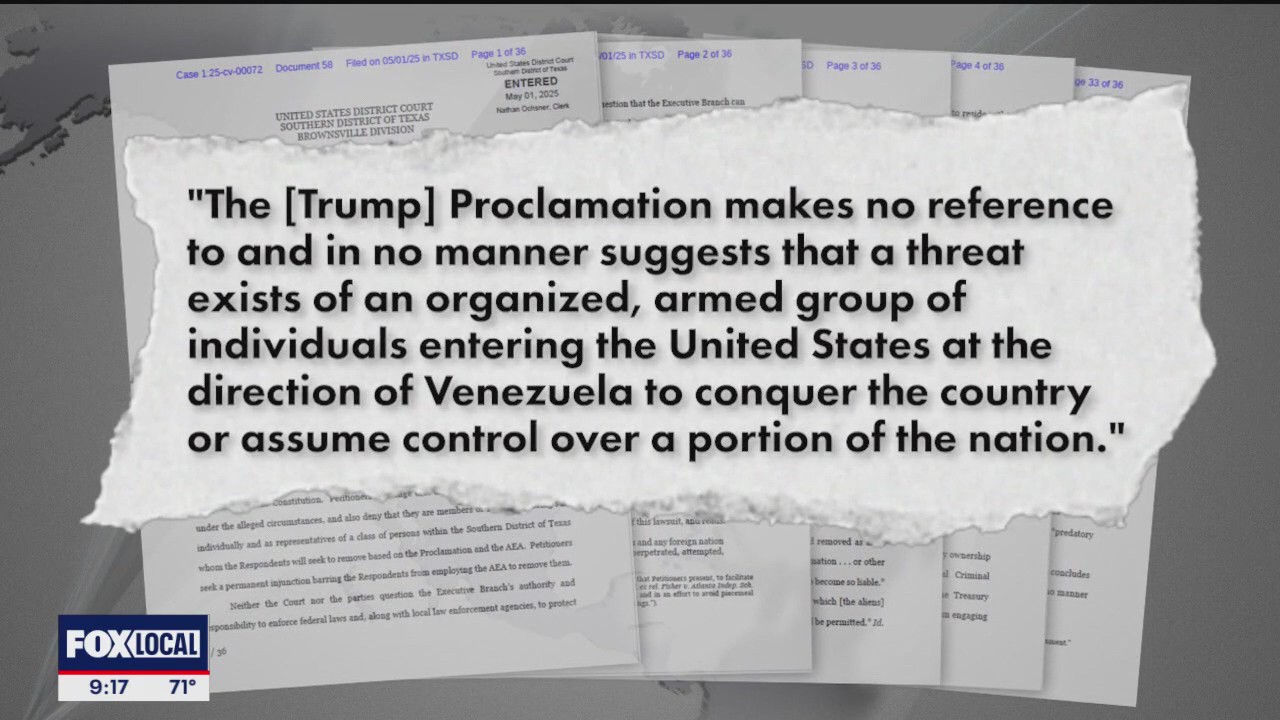 South Texas judge rules Trump cannot deport Venezuelans