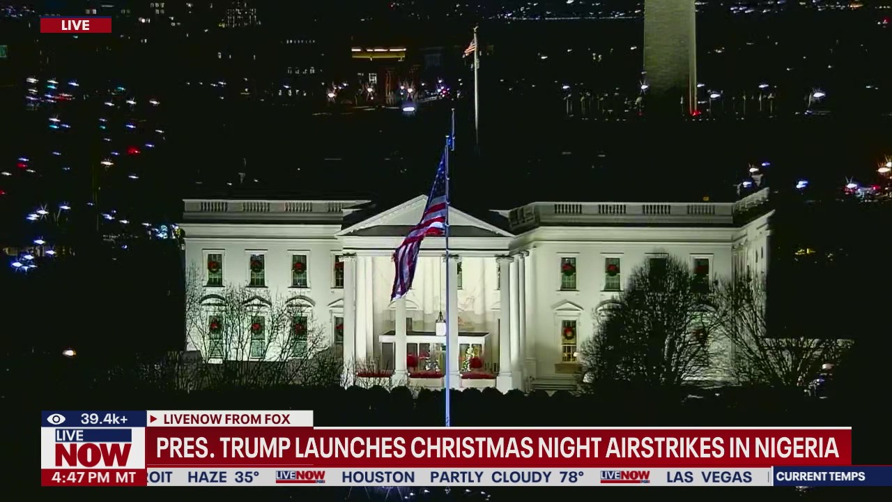 Trump launches Christmas night airstrikes in Nigeria