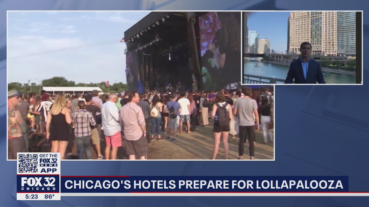 Chicago's hotels prepare for Lollapalooza