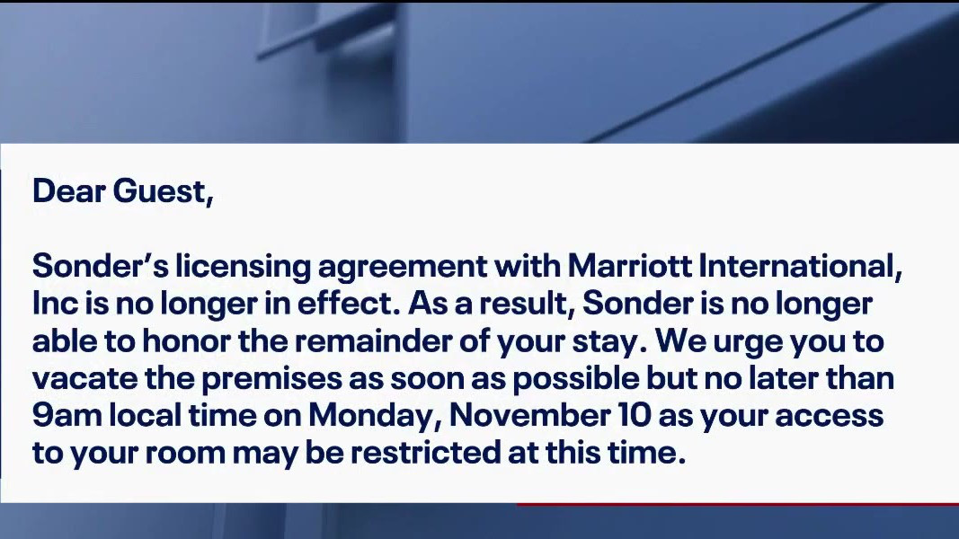 Marriott-partnered rental company goes out of business