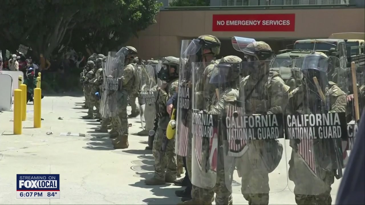 Marines deployed to LA following anti-ICE protests