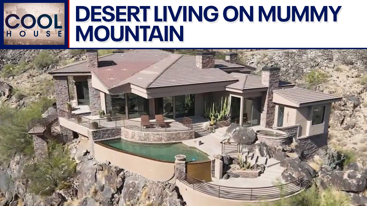 Western AZ home built on iconic mountain l Cool House