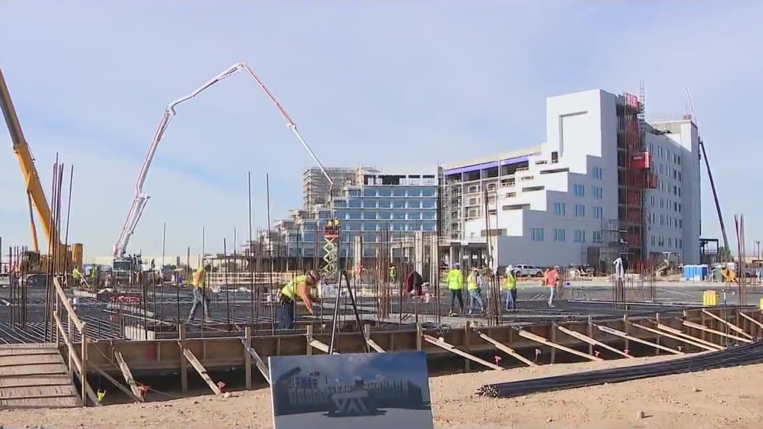 Construction still underway at new Glendale luxury resort