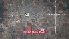 Driver killed after vehicle struck by 2 trains in Casa Grande