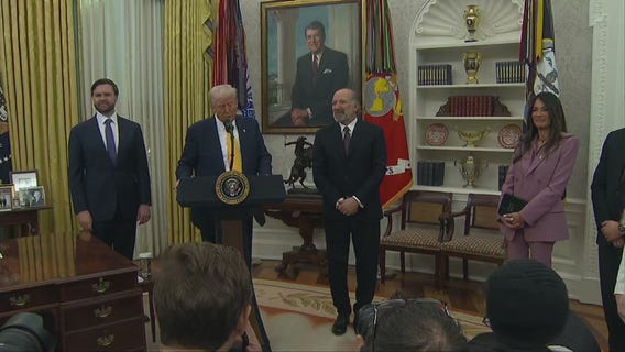 Trump speaks at Howard Lutnik Swearing-In Ceremony