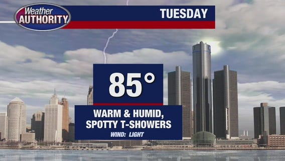 Muggy weather, rainfall for most of the week in metro Detroit