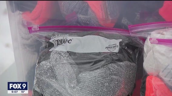 Hennepin County paramedics collect warm socks, hats and gloves  to protect unsheltered people from frostbite