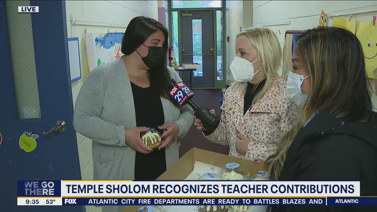 Temple Sholom Preschool recognizes teachers for Teacher Appreciation Week