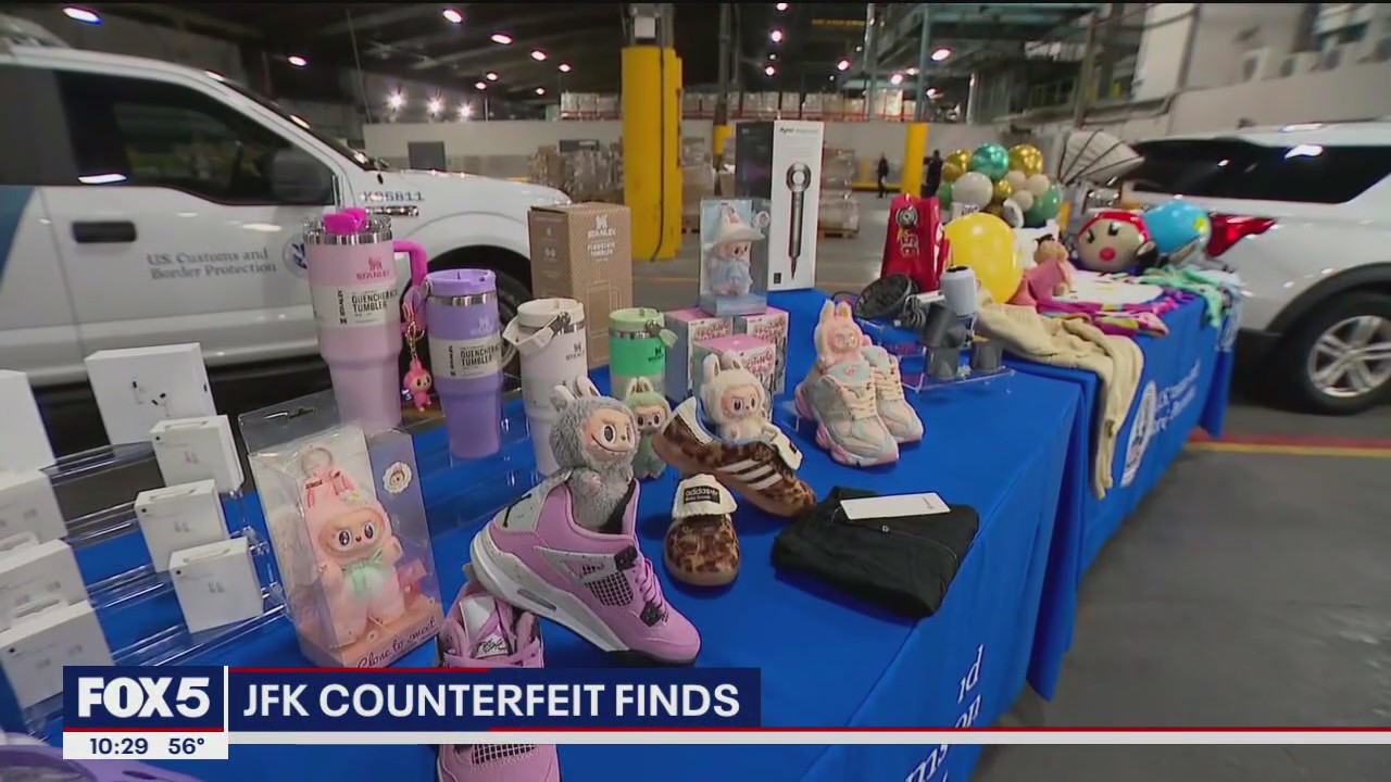 Counterfeit goods seized by US Customs and Border Protection