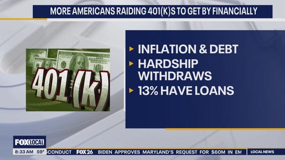 More Americans using 401(k)to fight inflation