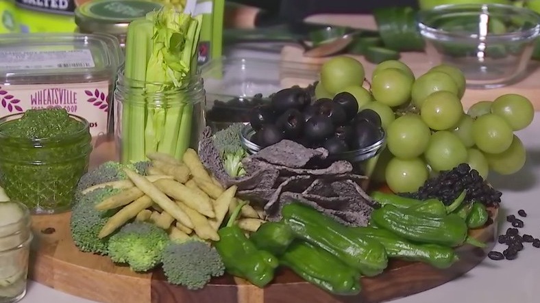 Green & black graze board recipe from FOX 7 Austin's Tierra Neubaum