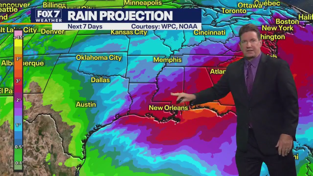 Austin weather: Overnight showers likely