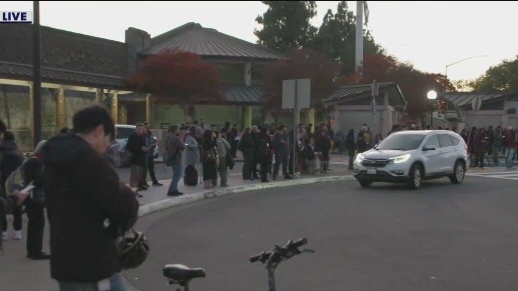 BART riders stranded at Castro Valley Station