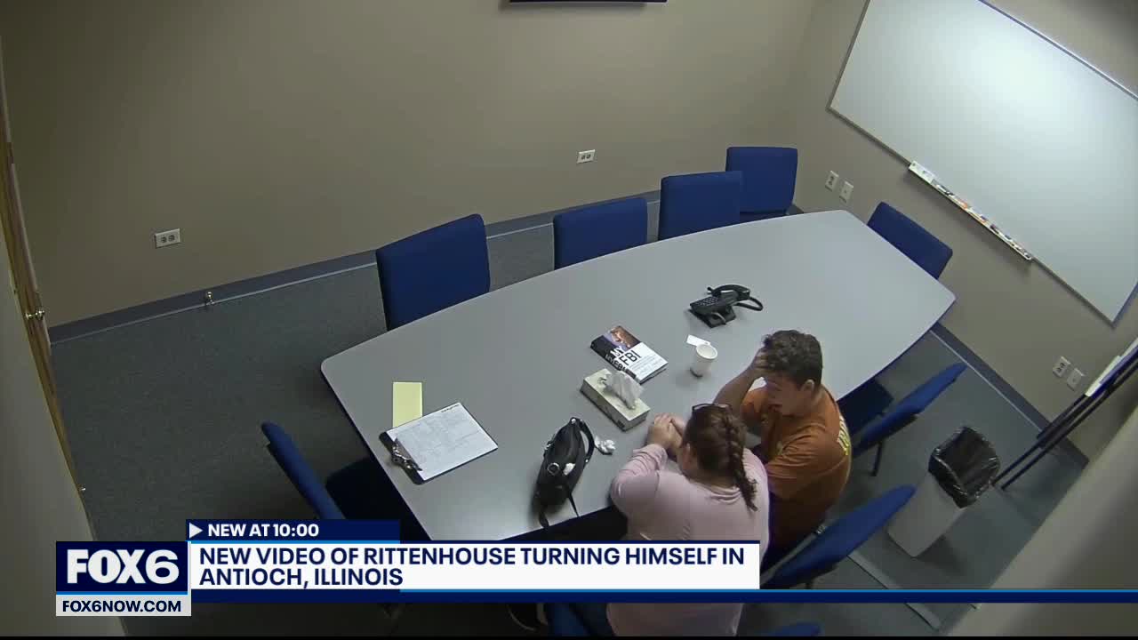 Video shows Kyle Rittenhouse at Antioch PD