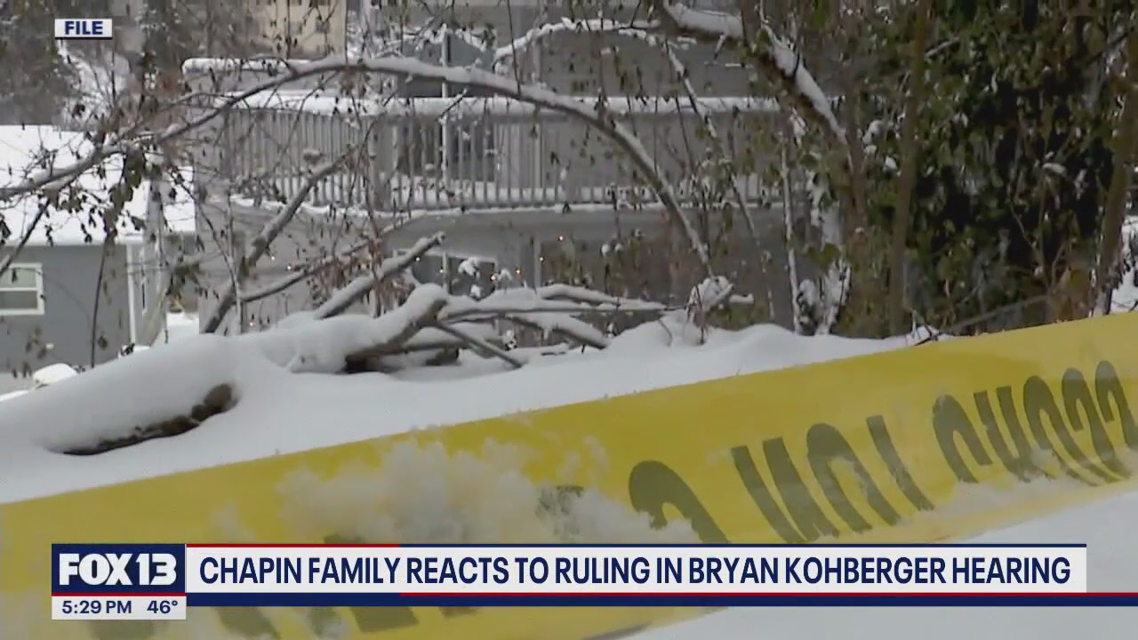 Chapin family reacts to ruling in Bryan Kohberger hearing