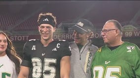 USF wide receiver uses NIL to help family and others fight their toughest battles