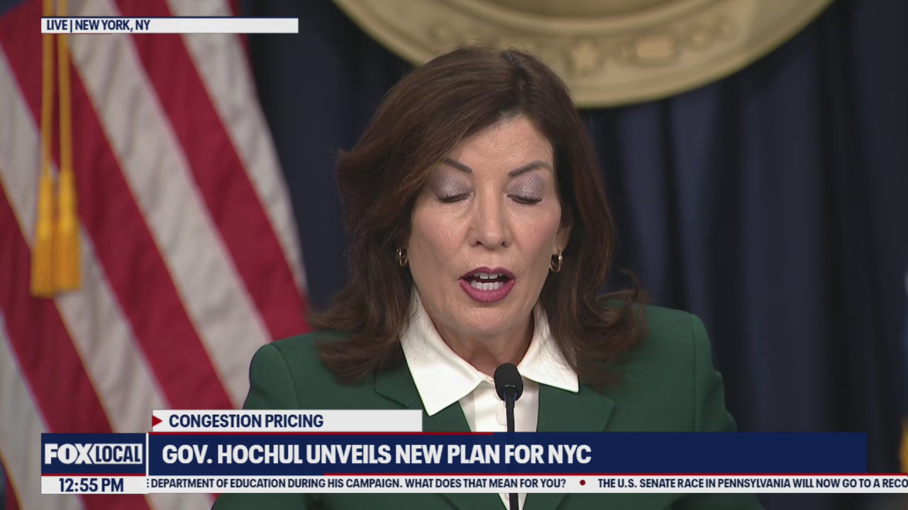 Hochul answers questions on timing of congestion pricing plan