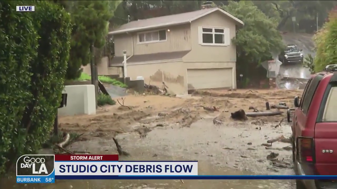 Studio City residents told to shelter in place amid mudslide