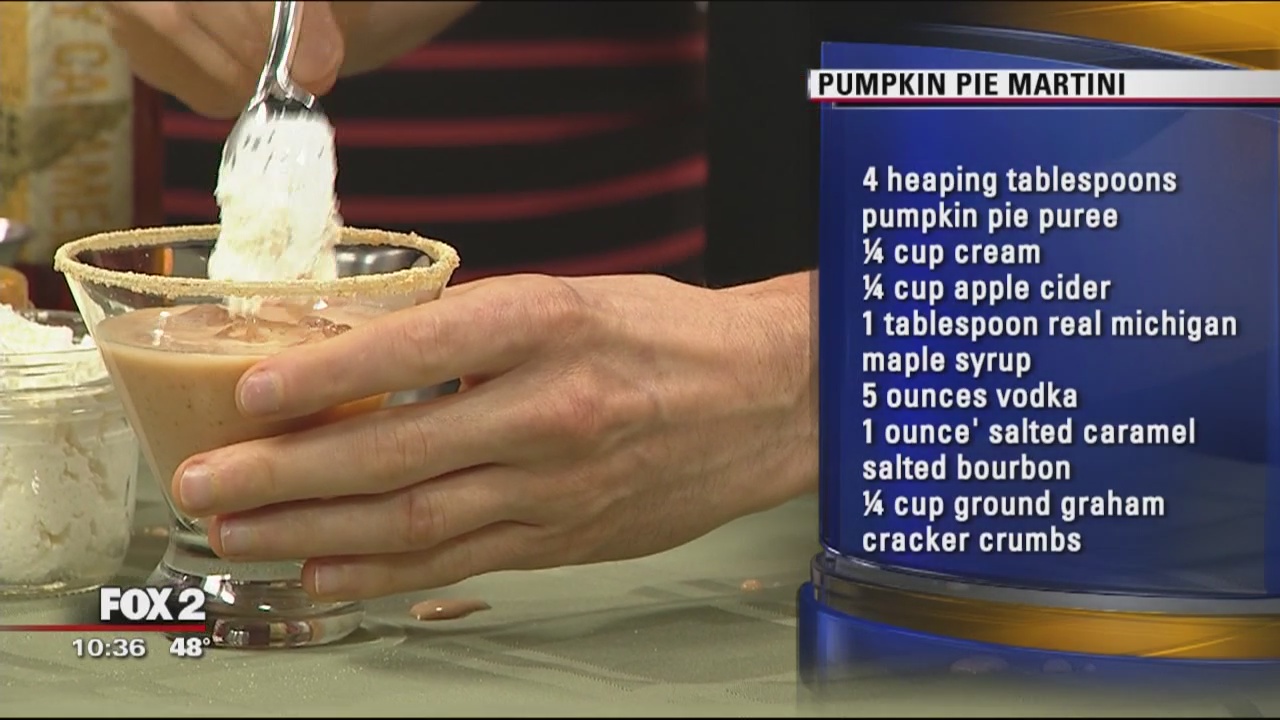 Bourbon, seasonal beer and pumpkin pie? What more could you want in your festive drink